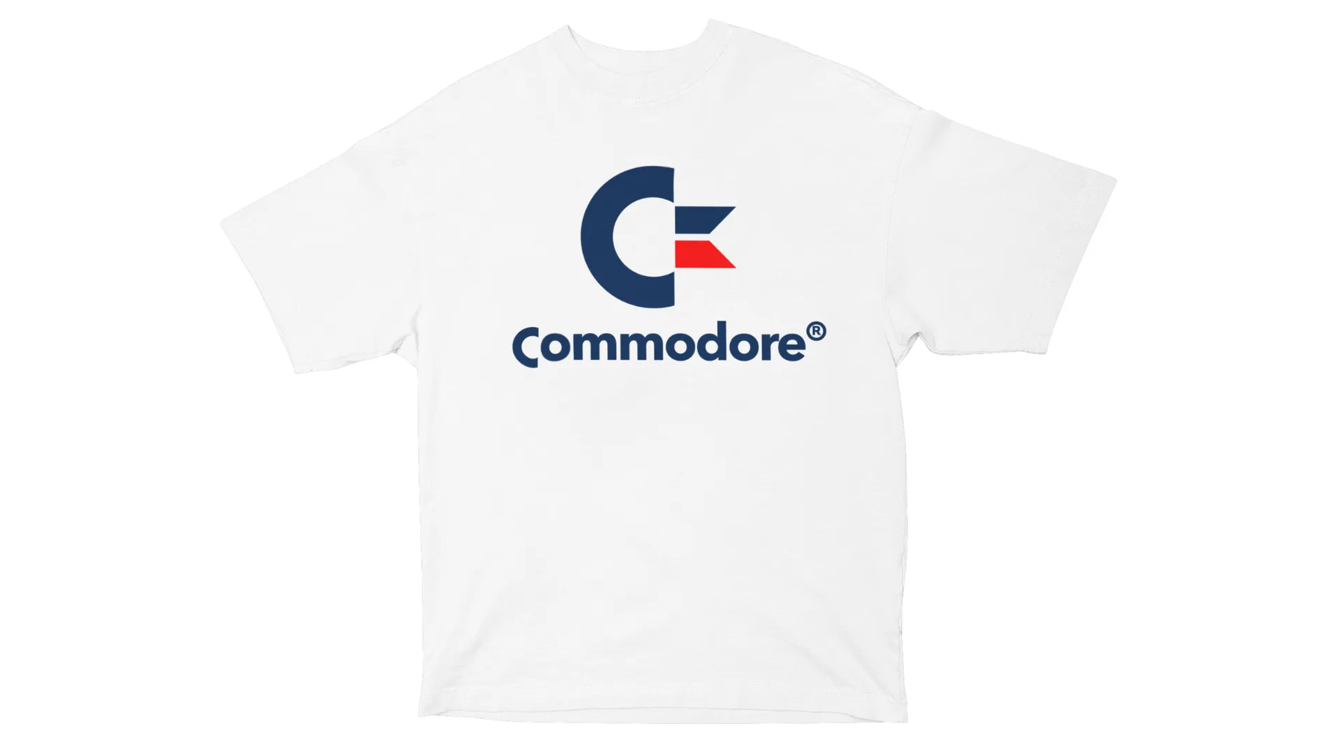 T-Shirt Uomo Commodore 64 - Maglietta 100% Cotone Con Logo Vintage, Made In Italy